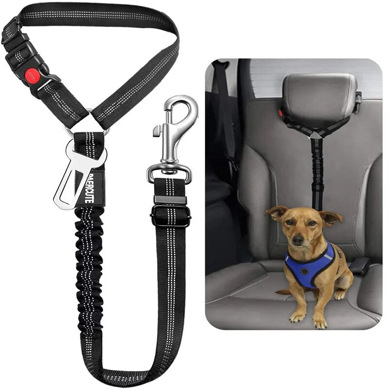 🐶2 In 1 Dog Safety Seat Harness and Car Belt