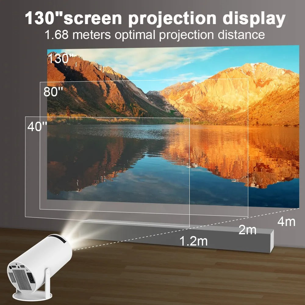 📽️Smart Projector with Android TV 11.0 HIPPUS,5G WiFi