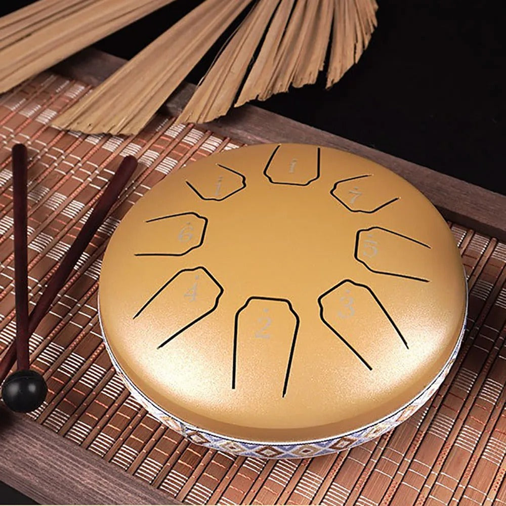 🪘Alloy Steel Tongue Colorful Meditation Drum