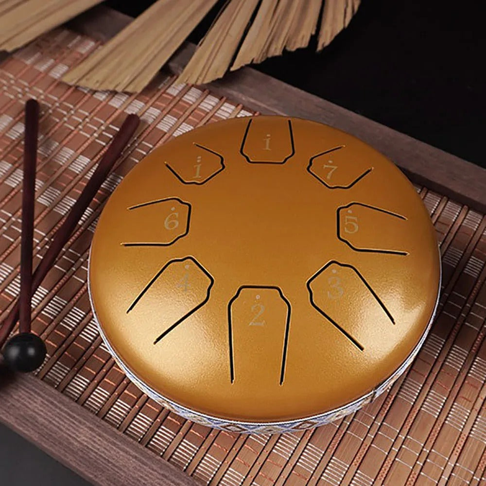 🪘Alloy Steel Tongue Colorful Meditation Drum