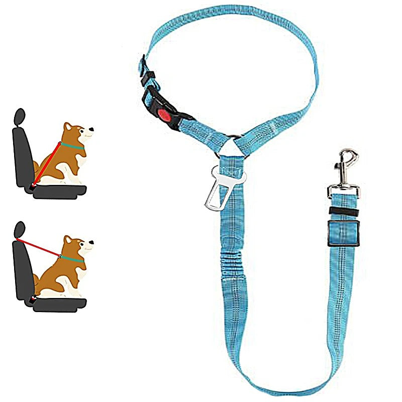🐶2 In 1 Dog Safety Seat Harness and Car Belt