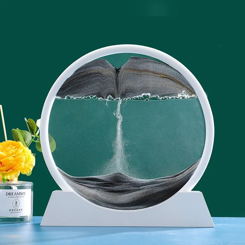 ⌛Round 3D Hourglass Sand Art Picture
